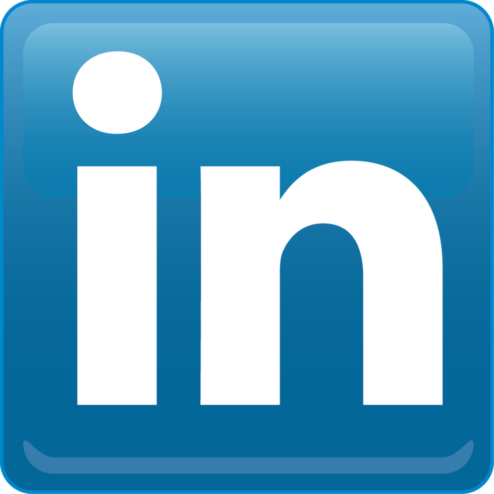transparent Linkedin logo icon
